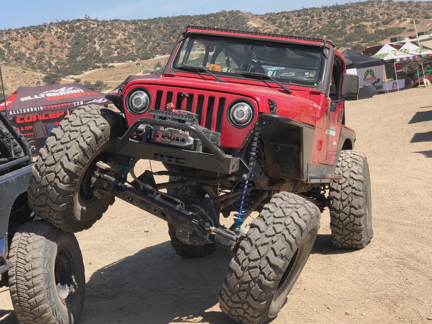 Jeep 50” Straight Light Bar Bracket