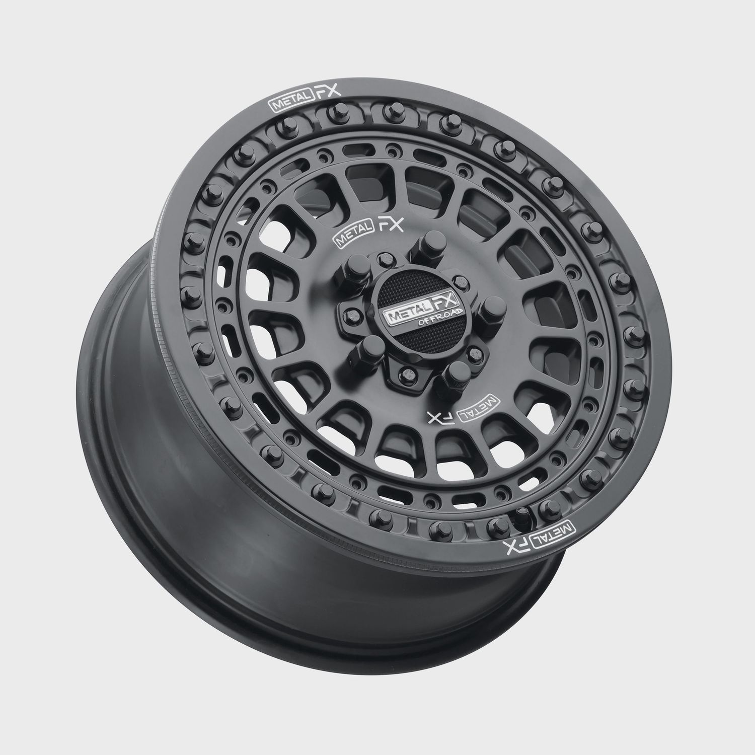 Hitman R Beadlock | Satin Black, SIZE | OFFSET | BOLT PATTERN | SKU#: 15x7 | +61mm/6+1 | 5x4.5 | 78120 (Polaris 5-Lug Only)