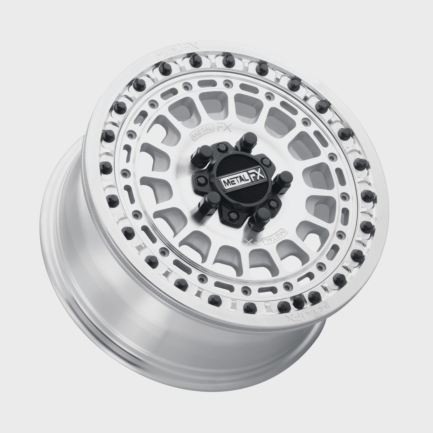 Hitman R Beadlock | Raw, SIZE | OFFSET | BOLT PATTERN | SKU#: 15x7 | +61mm/6+1 | 5x4.5 | 78121 (Polaris 5-Lug)