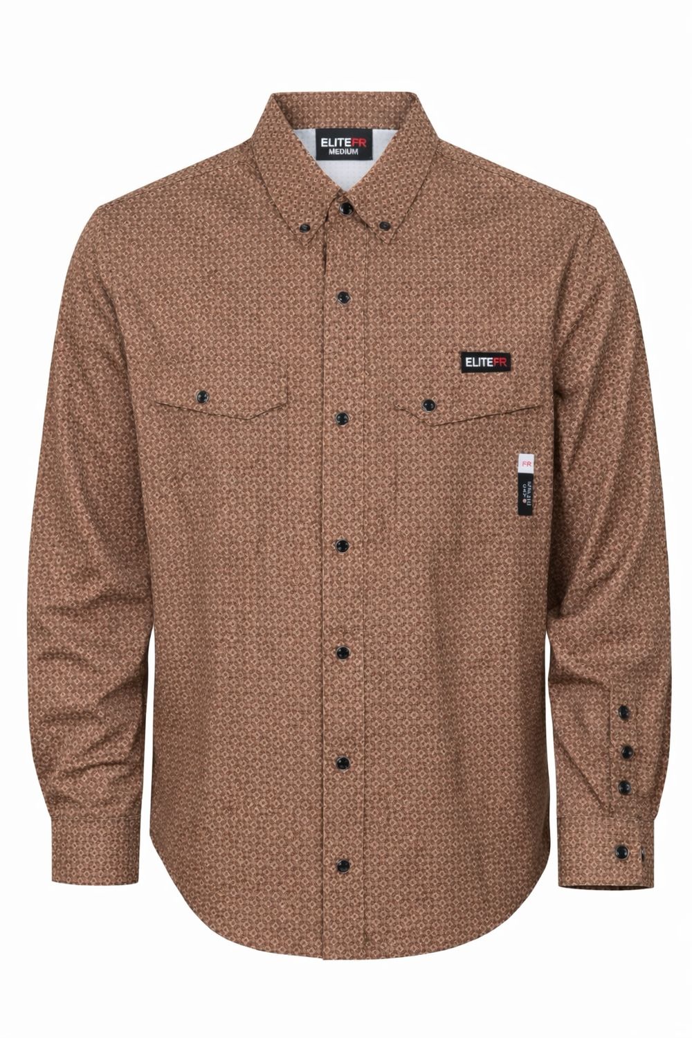 FIRE RESISTANT SHIRT-BROWN