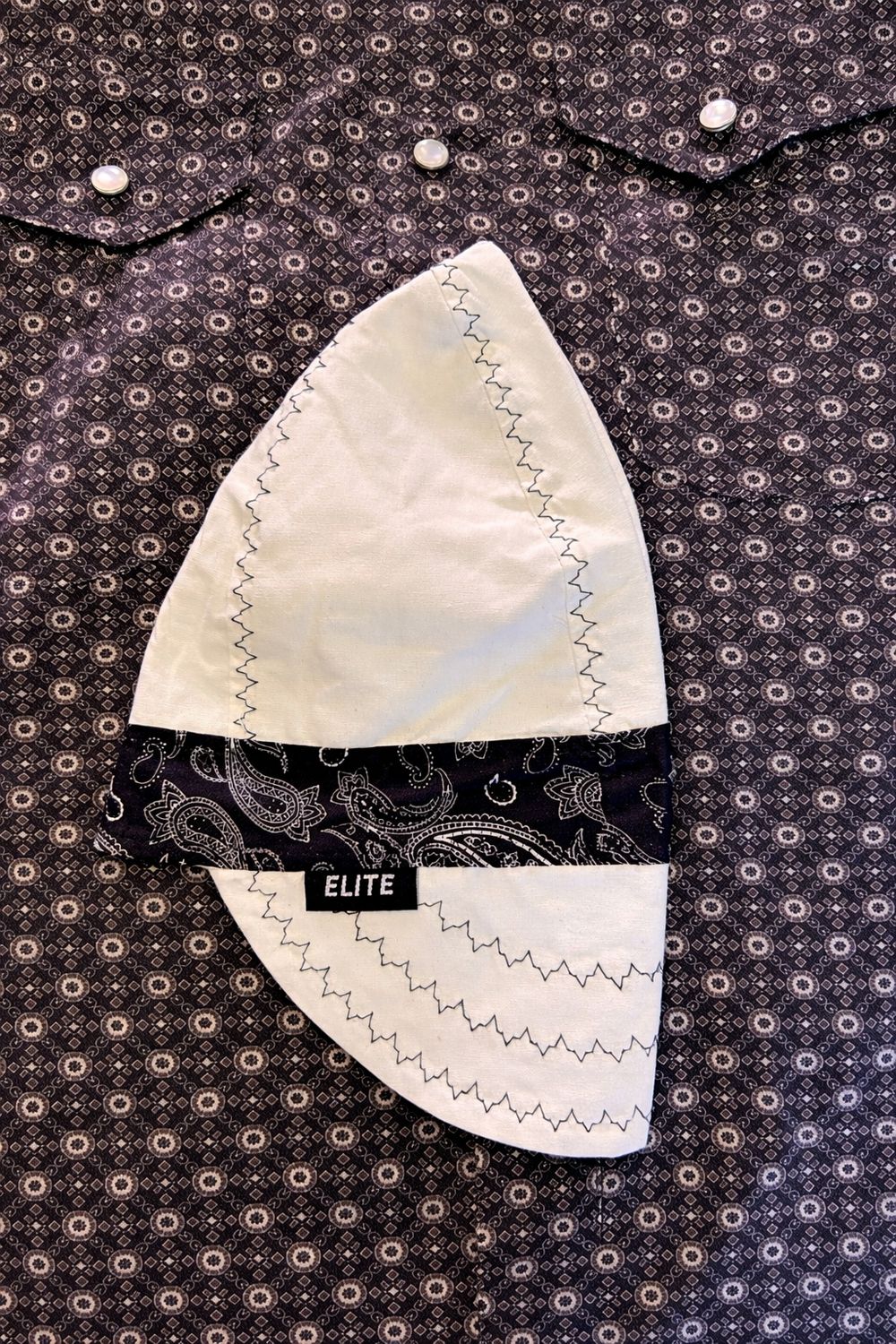 ELITE WELDING CAPS WHITE/BLACK