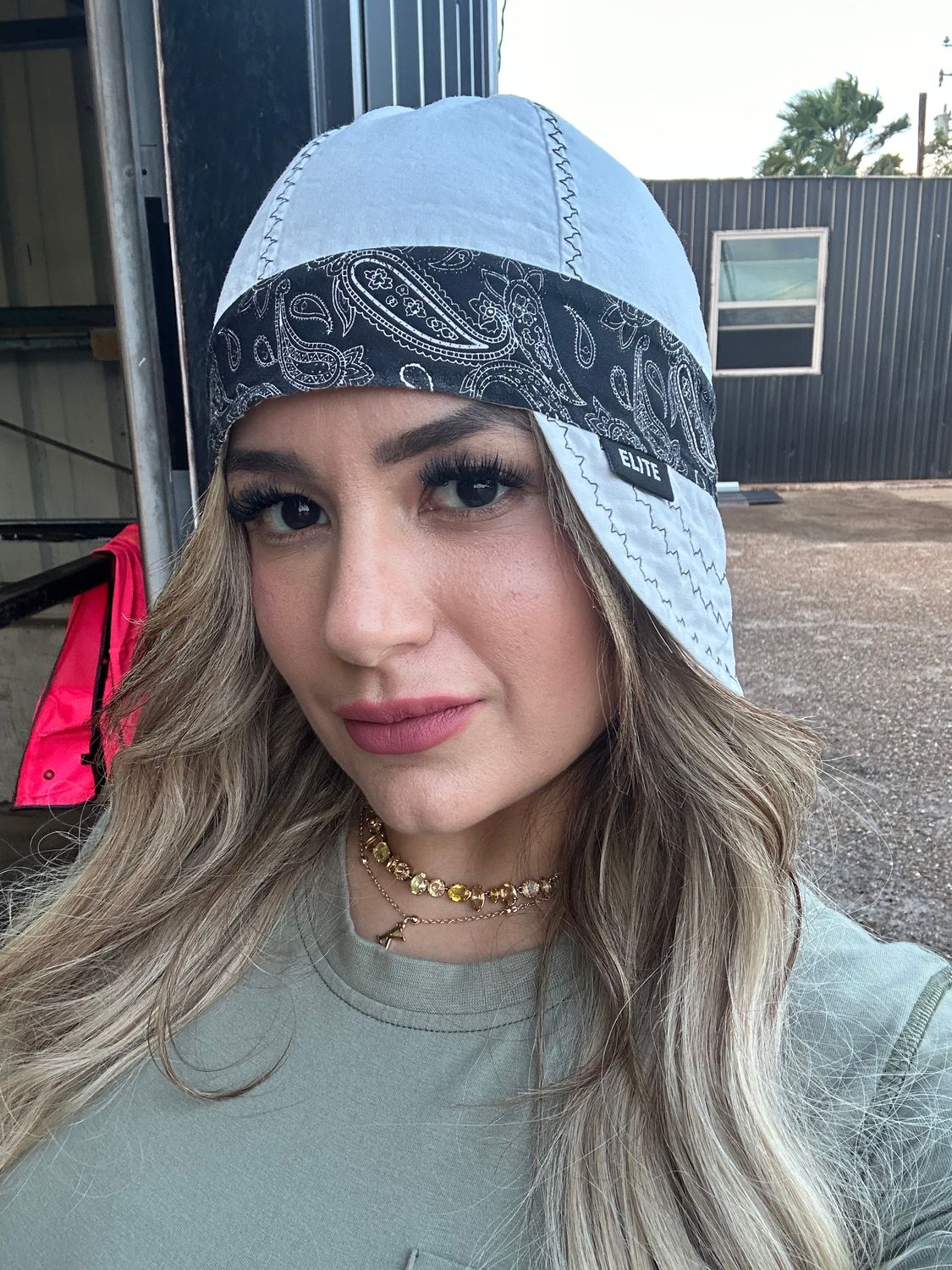ELITE WELDING CAPS WHITE/BLACK