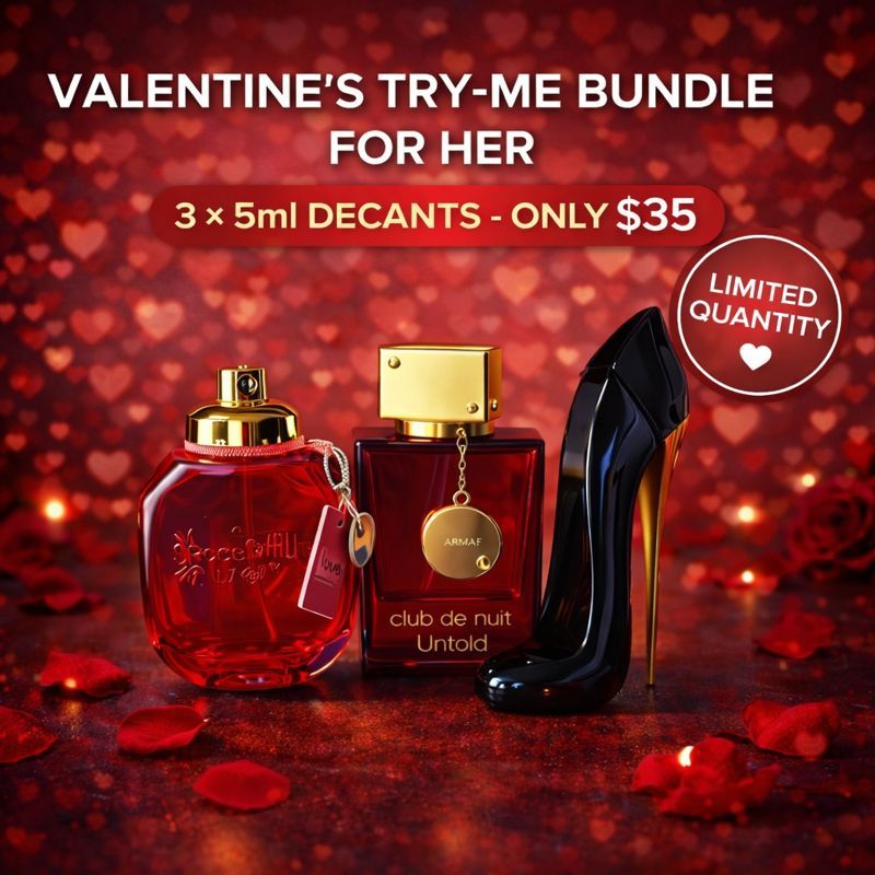 Valentine's Women's Fragrance Bundle- 5ml Trio
