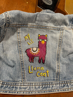 Lil Llama coat 2