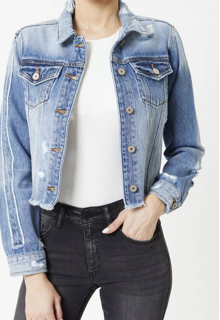 Med Jean jacket embellished