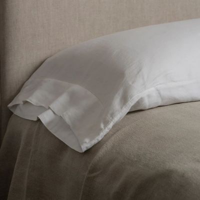 Hemstitch Pillowcase Set – Bleach White