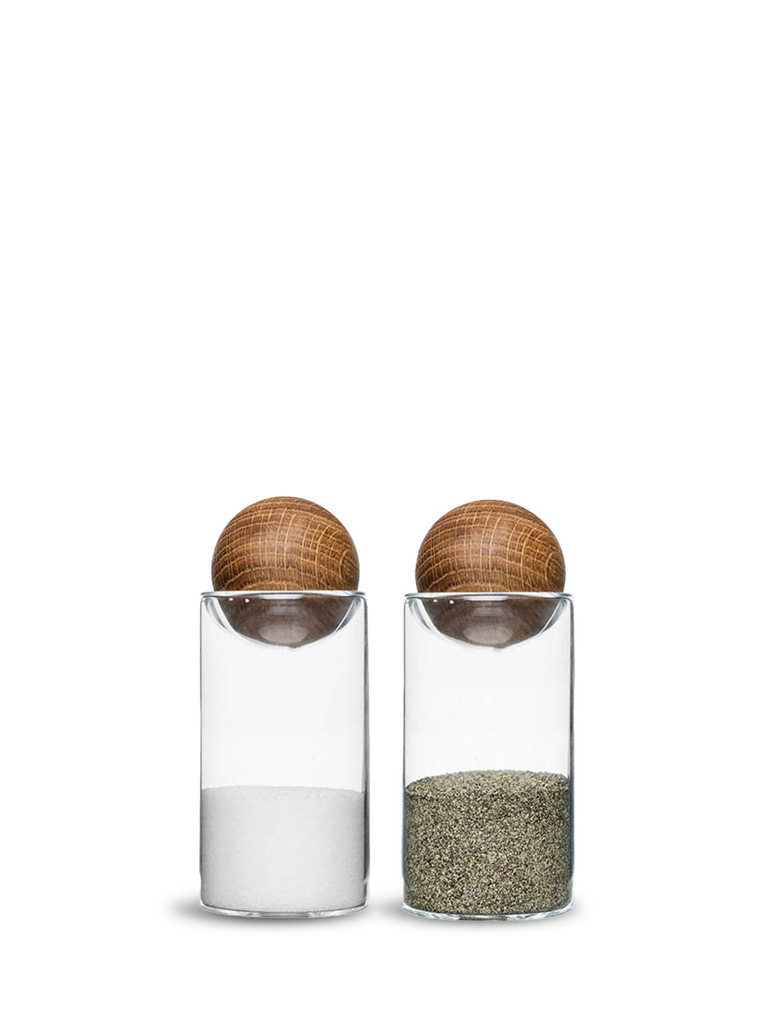 Nature salt- and pepper set with oak stoppers, 2-pcs Nature salt- and pepper set with oak stoppers, 2-pcs