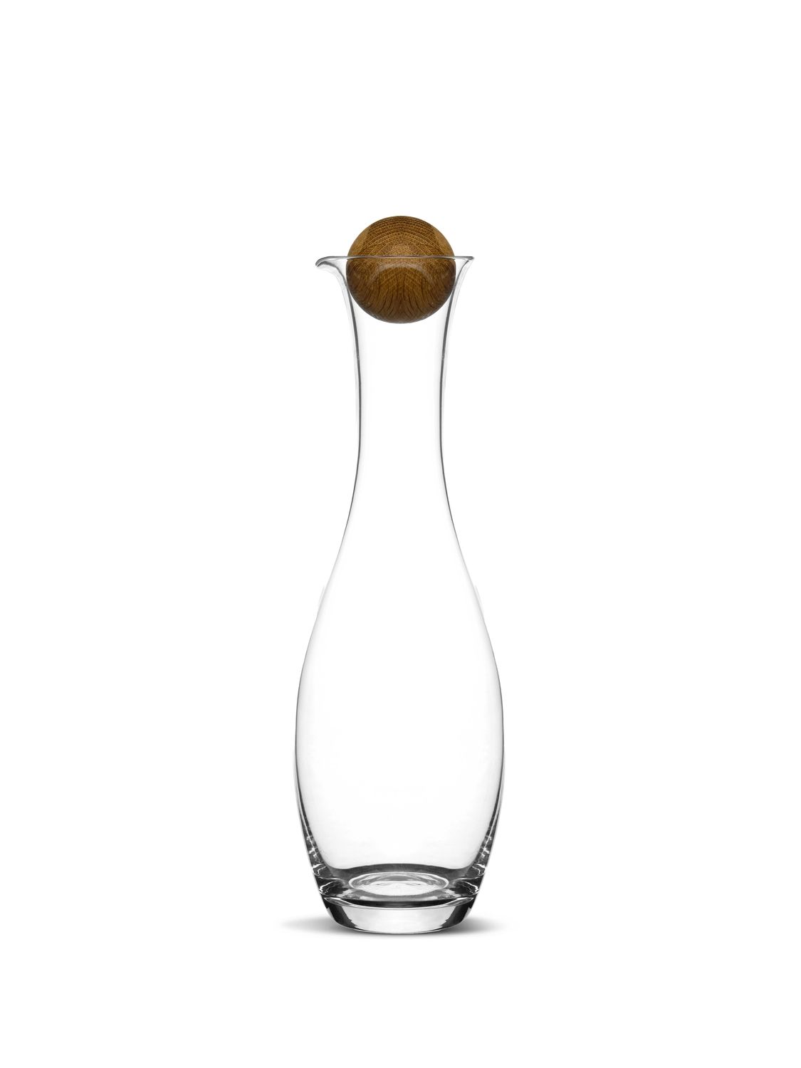 Nature carafe/bottle with oak stopper
