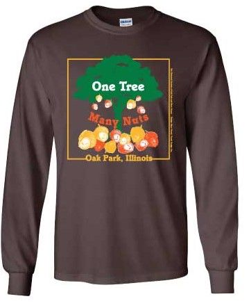 T-Shirt- Long Sleeve, "One Tree Many Nuts"