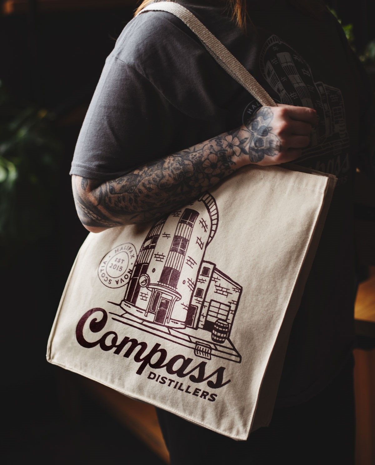 Compass Tote Bag