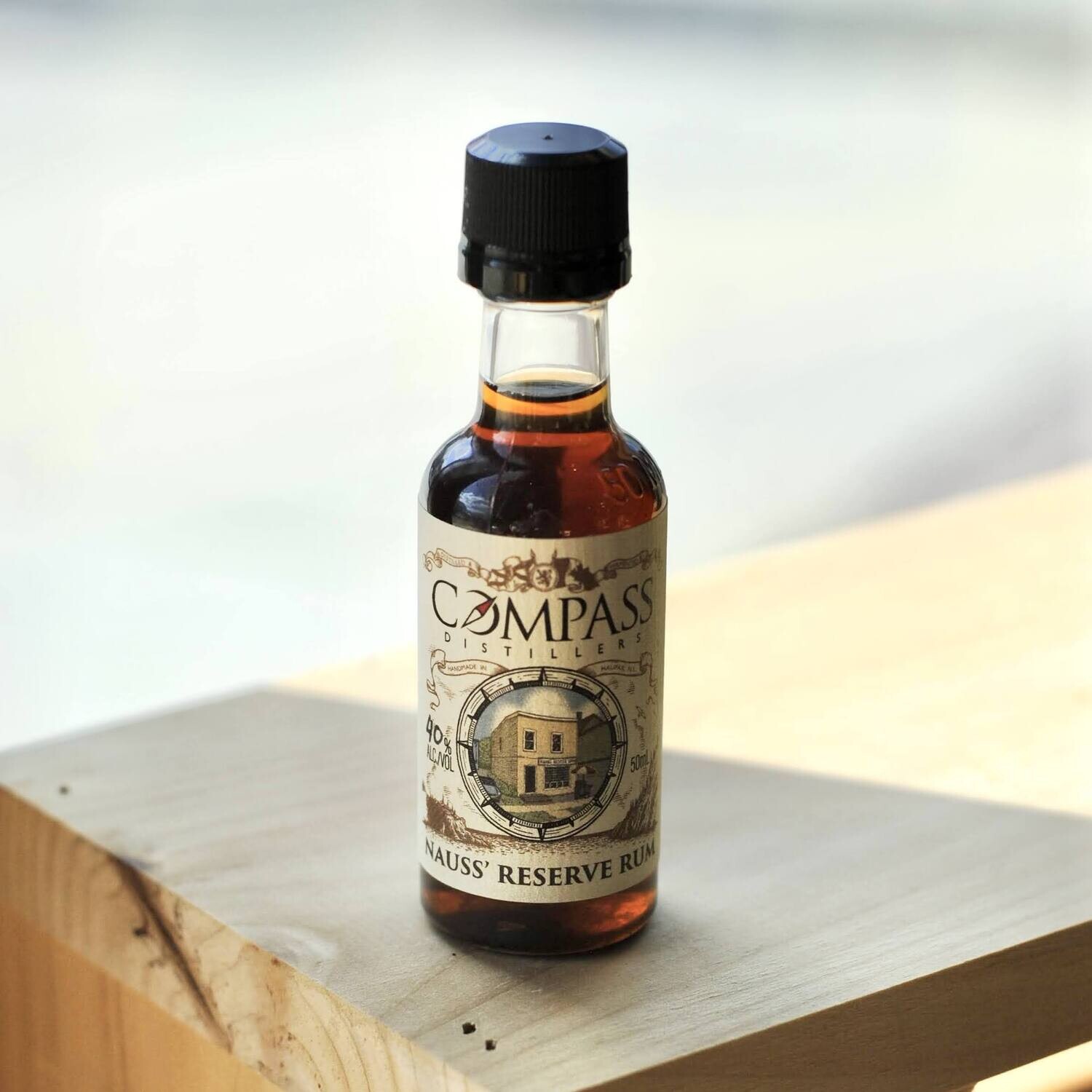 Nauss' Reserve Rum, Bottle Size: 50mL