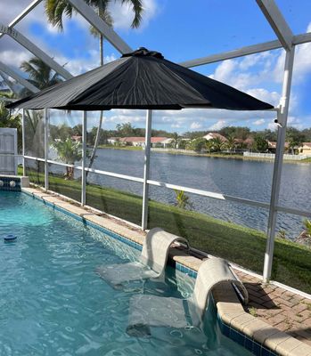 Water-Wares Umbrella Kit for Pool Enclosures Water-Wares Umbrella Kit for Pool Enclosures