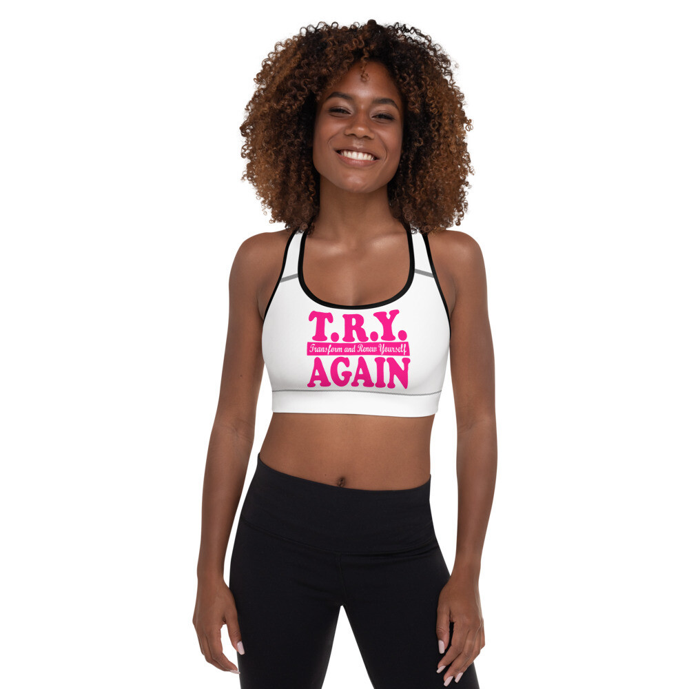 Padded Sports Bra, Color: Black, Size: XS