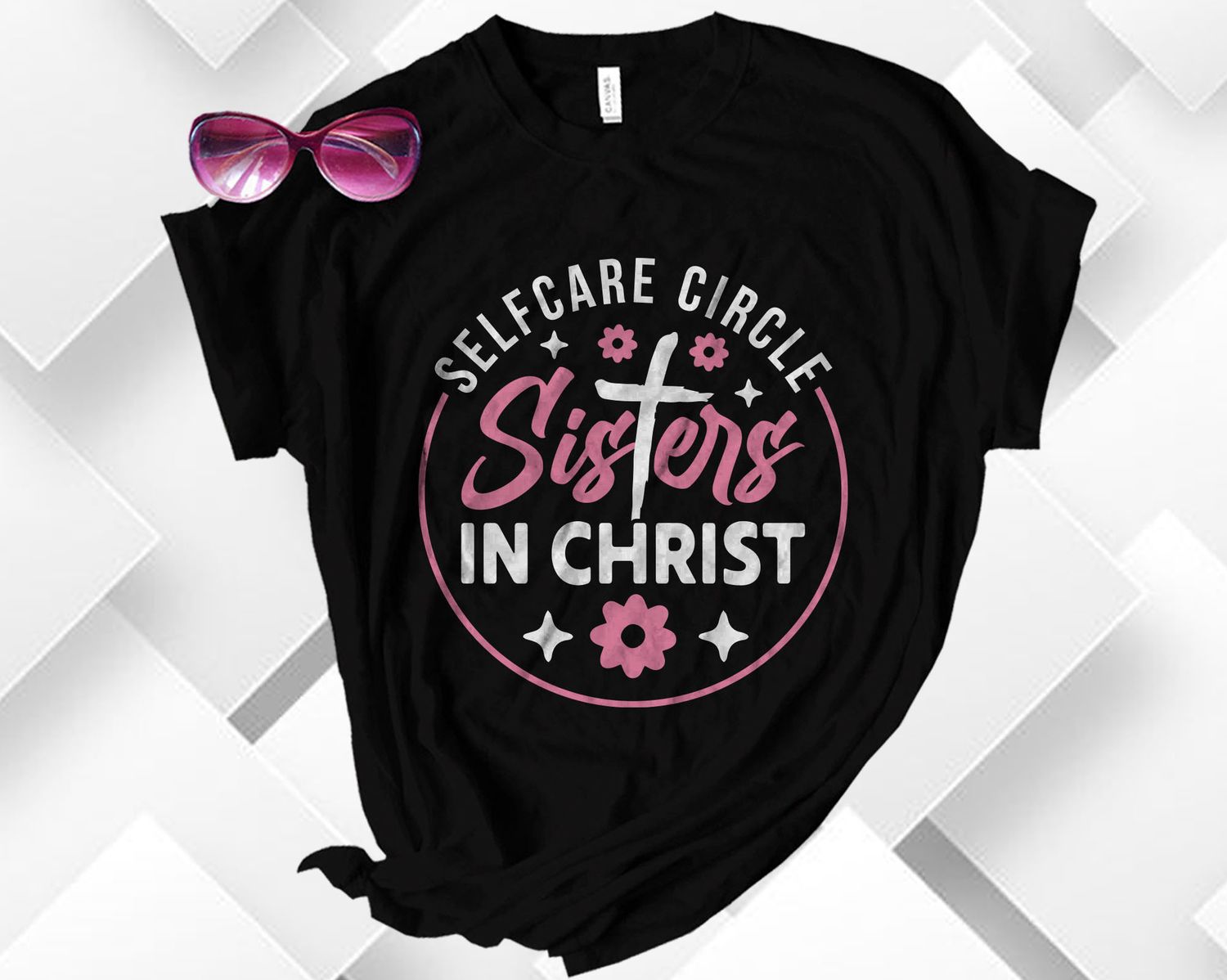 Short-Sleeve Unisex T-Shirt, Size: S, Color: Black