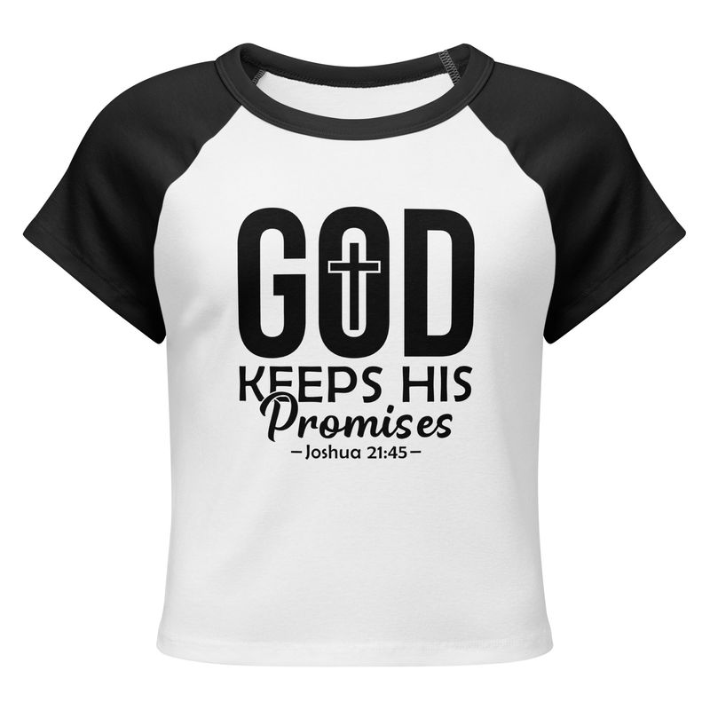 Women’s micro rib raglan baby tee