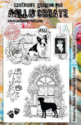 AALL &amp; CREATE - Étampes «Postal Pooch» #863