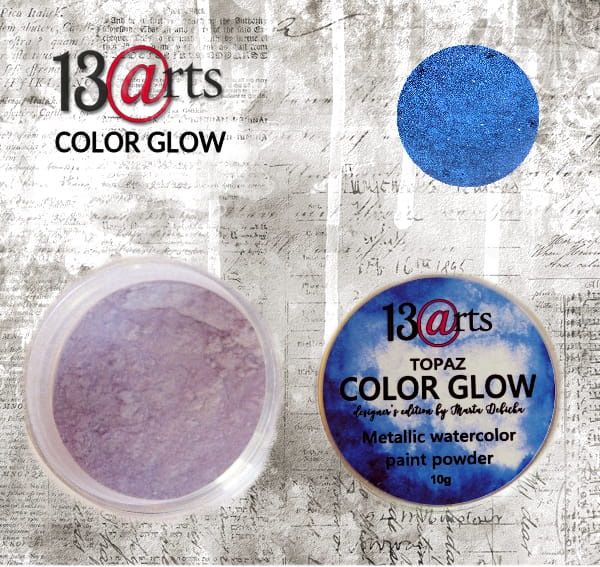 13 Arts - Poudre colorante métallisée Color Glow «Topaz»
