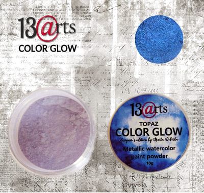 13 Arts - Poudre colorante métallisée Color Glow «Topaz»