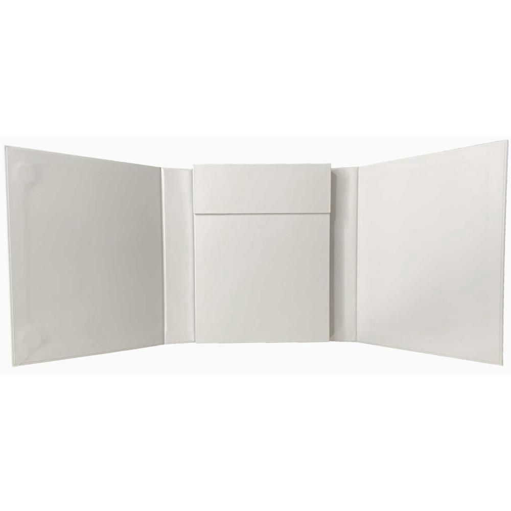 49 and Market - Album Foundations Memory Keeper Tri-fold Magnetic closure, Blanc (le prix est déjà réduit de 50%)