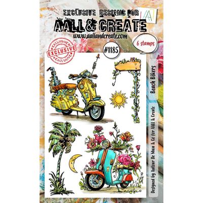AALL &amp; CREATE - Étampes «Beach Bikers» #1185