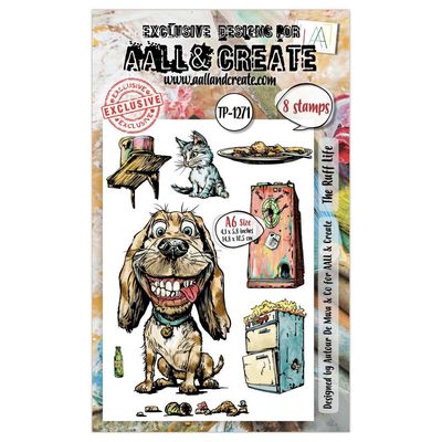 AALL &amp; CREATE - Étampes «The Ruff Life» #1271