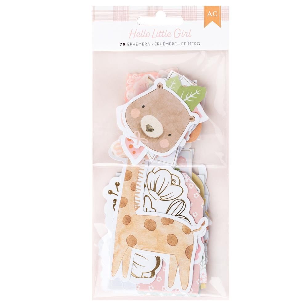 American Craft - Éphémèras «Hello Little Girl» 78 pièces