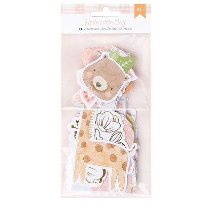 American Craft - Éphémèras «Hello Little Girl» 78 pièces