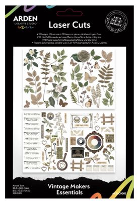 Arden Creative Studio - Éphéméra Pack prédécoupés «Page Starters» 117 pièces