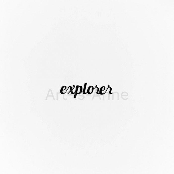 Art-is-Anne créative - Acrylique Mot «Explorer»
