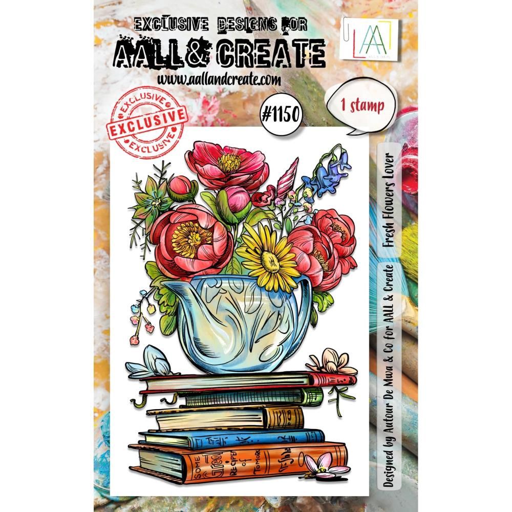 AALL &amp; CREATE - Étampes «Fresh Flower Lover» #1150