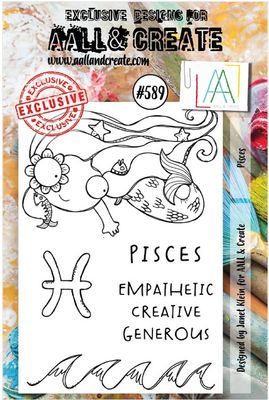 AALL &amp; CREATE - Étampes «Pisces» #589