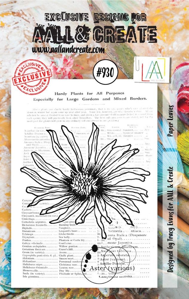 AALL &amp; CREATE - Étampes «Paper Leaves» #930