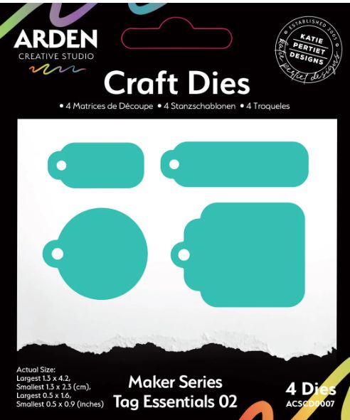 Arden Creative Studio - Dies «Tag Essentials 02» 4 pièces