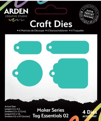 Arden Creative Studio - Dies «Tag Essentials 02» 4 pièces