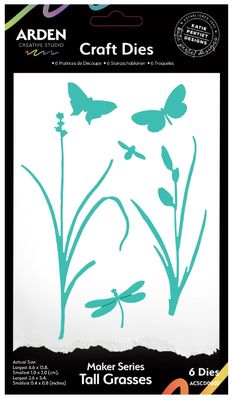 Arden Creative Studio - Dies «Tall Grasses» 6 pièces
