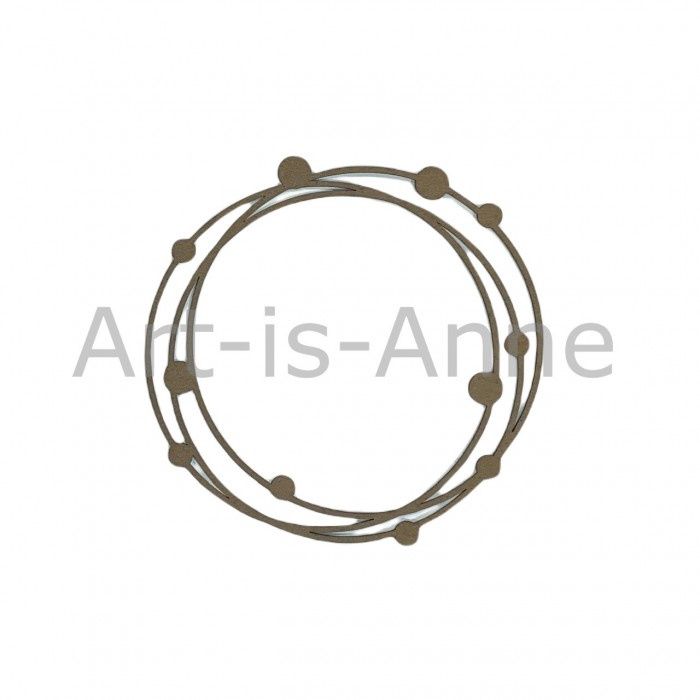 Art-Is-Anne - Chipboard «Couronne de bulle»