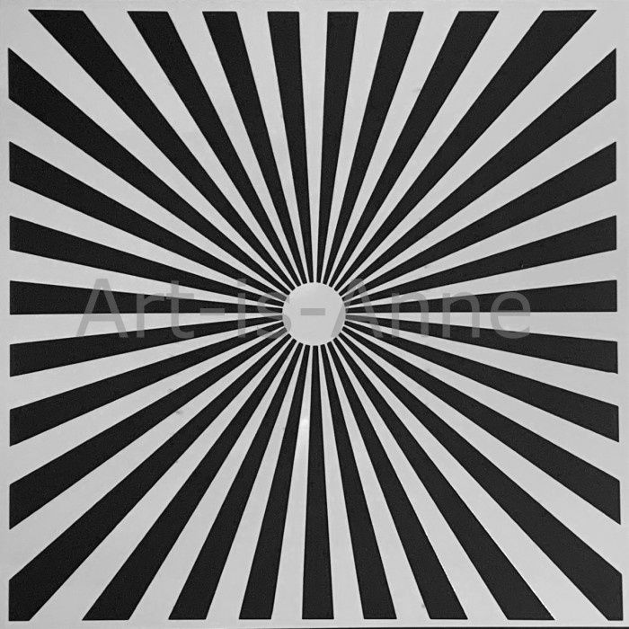 Art-is-Anne créative - Stencil 12" X 12" «Soleil 1»