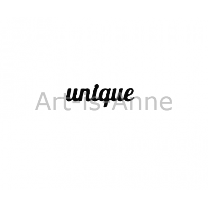 Art-is-Anne créative - Acrylique Mot «Unique»