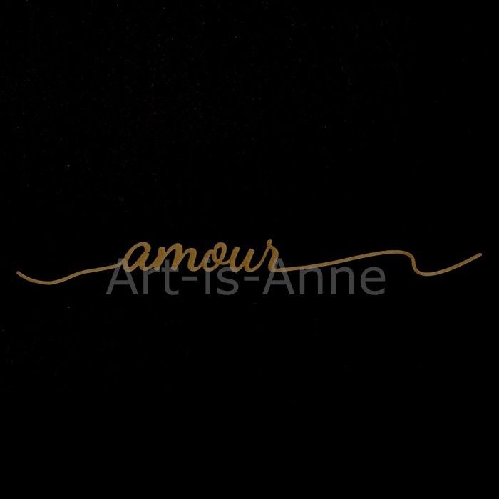 Art-Is-Anne - Chipboard 12" «Signature Amour »