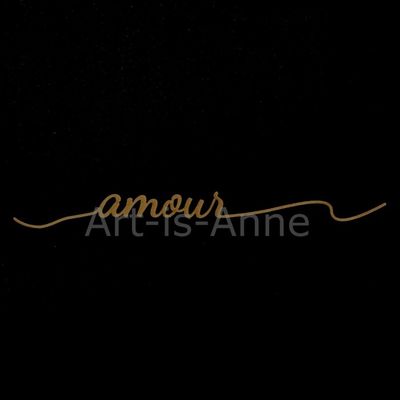 Art-Is-Anne - Chipboard 12" «Signature Amour »