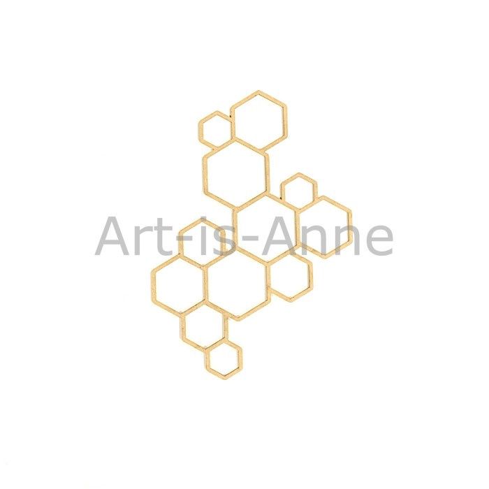 Art-Is-Anne - Chipboard «Alvéoles»