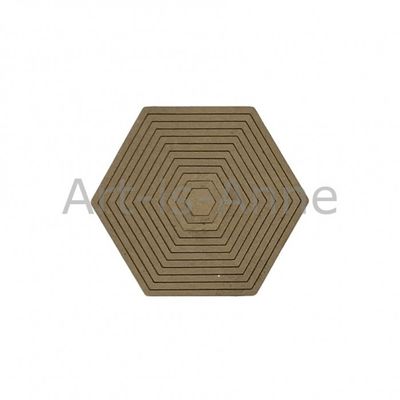 Art-Is-Anne créative - Chipboard «Multi hexagone-1»12 pcs