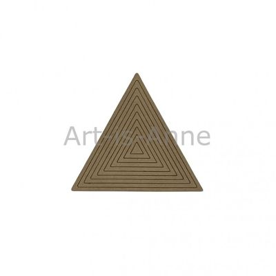 Art-Is-Anne créative - Chipboard «Multi triangle-1» 10 pièces