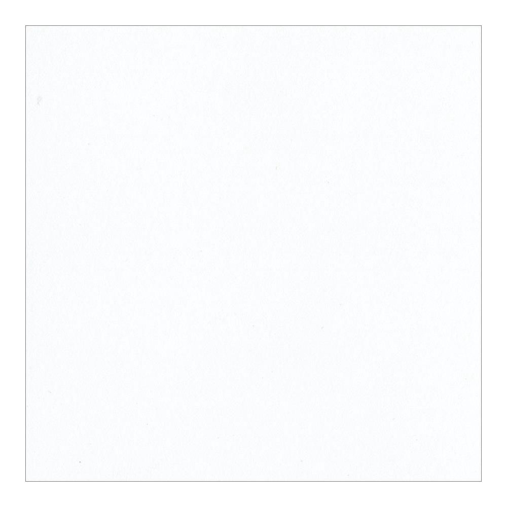 Bazzill 12" X 12" Double Thick White (100lbs) 15 feuilles