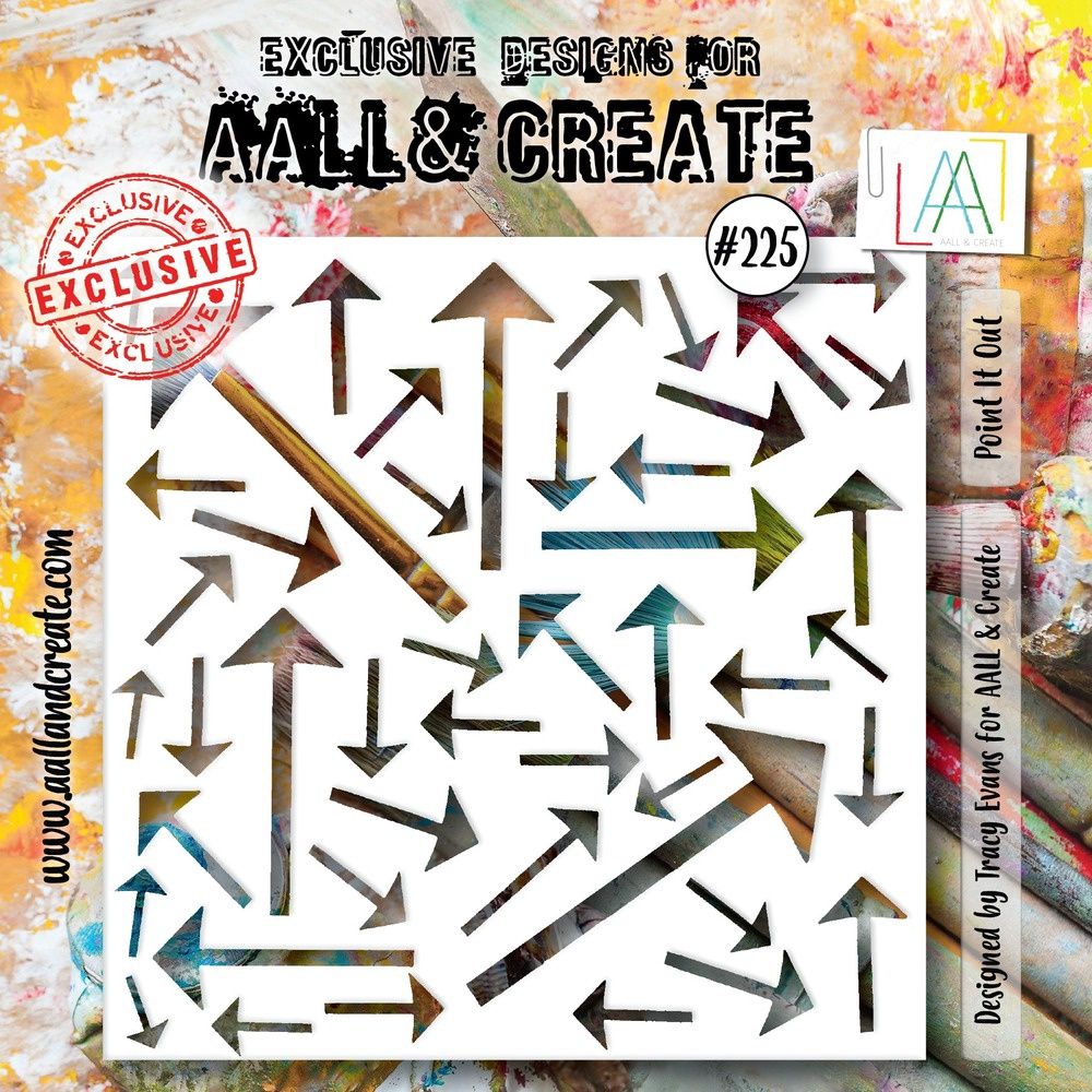 AALL &amp; CREATE - Stencil «Point It Out» #225