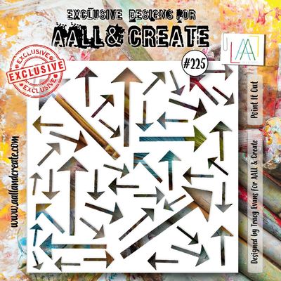 AALL &amp; CREATE - Stencil «Point It Out» #225