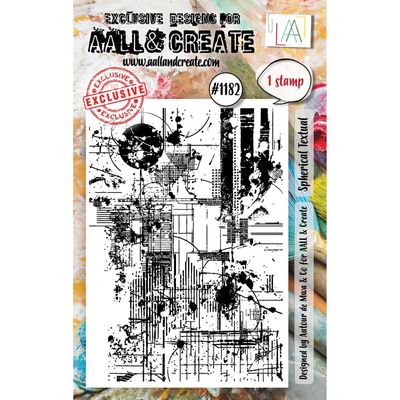 AALL &amp; CREATE - Étampes «Spherical Textual» #1182