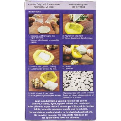 Amazing Casting - Resin Kit 16oz «Résine blanche pour moule»