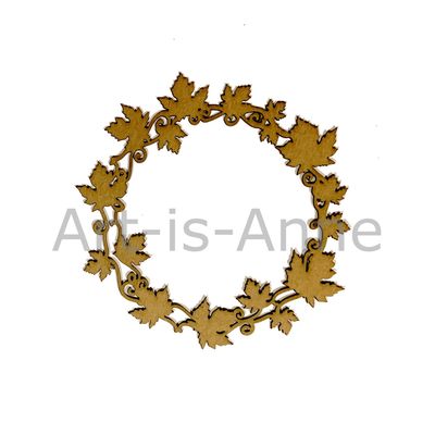 Art-Is-Anne - Chipboard «Couronne d'automne»