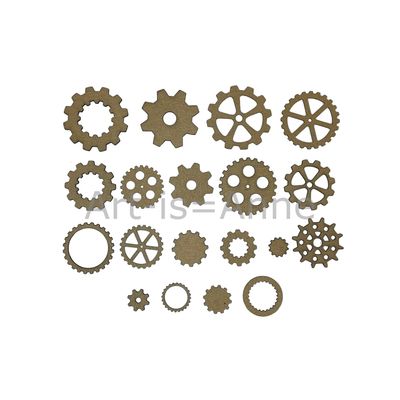 Art-Is-Anne créative - Chipboard «Multi engrenage»